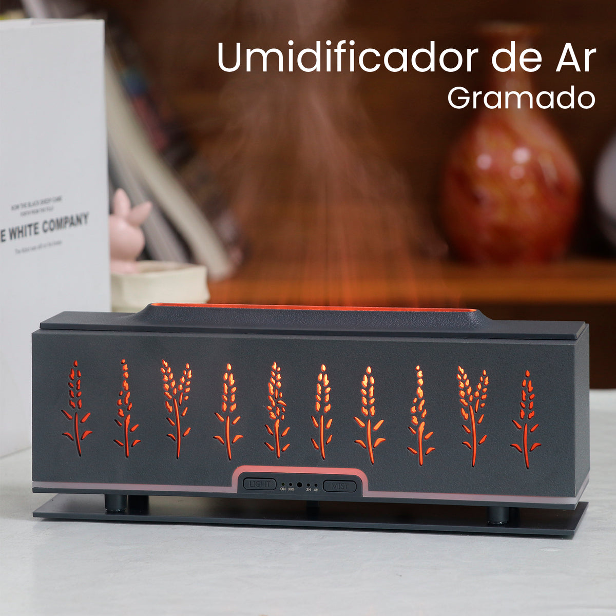 Umidificador de Ar Gramado Preto