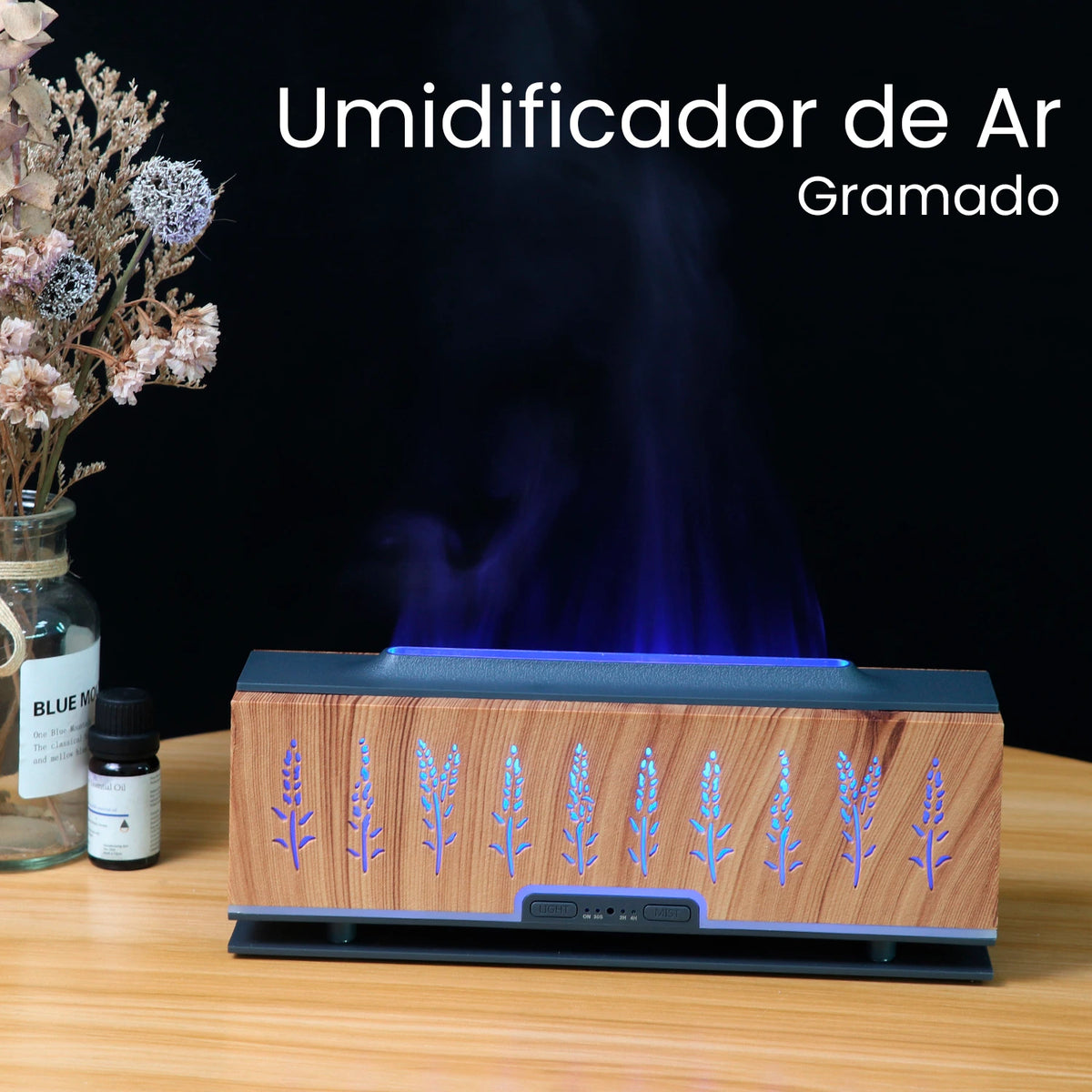 Umidificador de Ar Gramado Marrom